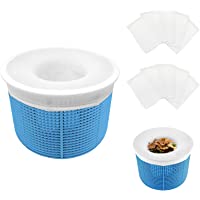 Aiglam Calcetines Skimmer Piscina- 10 Piezas Calcetines Protectores para Filtros de Piscina para Cesta de Filtro Skimmer…